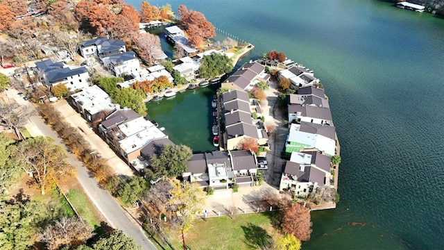 2433 Westlake Dr, Austin, TX 78746 - aerial view of property and surrounding area with a large body of water and nearby suburban area