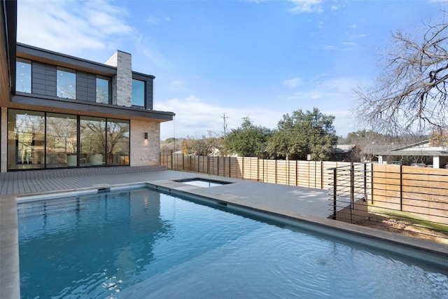 2512 Ridgeview St, Austin, TX 78704 - view of pool with a fenced backyard