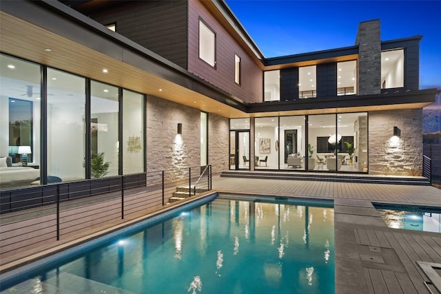 2512 Ridgeview St, Austin, TX 78704 - indoor pool with a patio