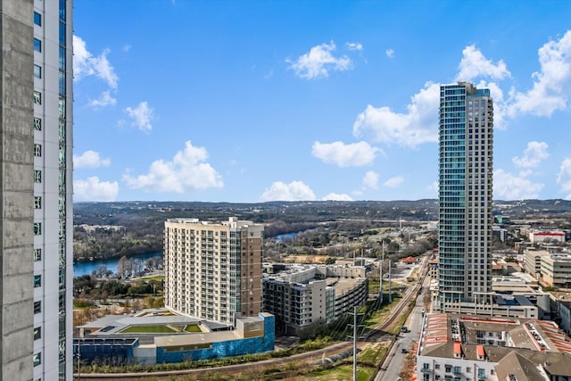 city view featuring a water view