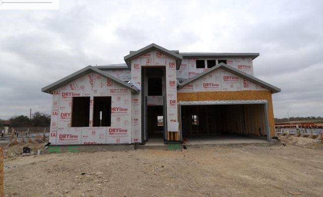 view of property in mid-construction