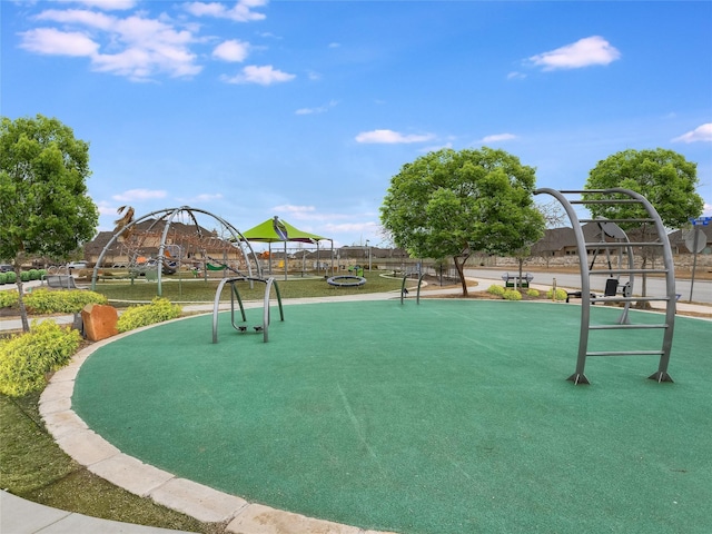 surrounding community featuring a playground