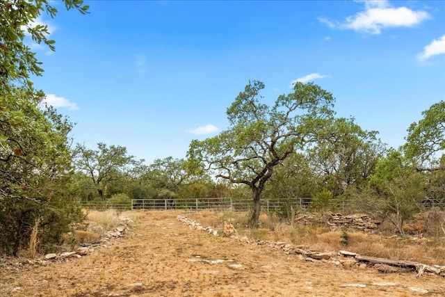 view of nature featuring a rural view