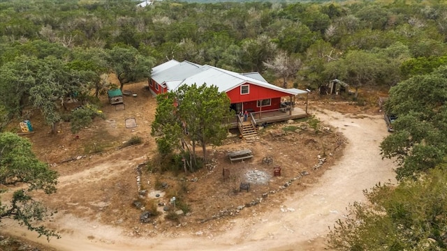 aerial view with a view of trees