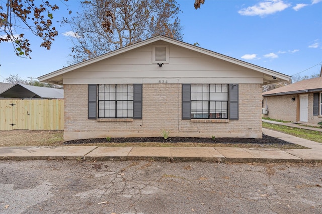 view of front of home