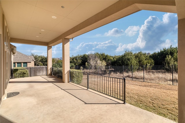 view of patio / terrace