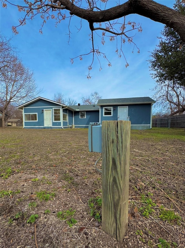 view of ranch-style home