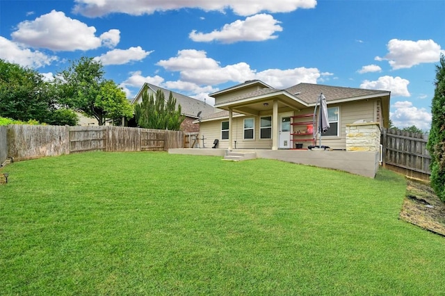 19609 Drifting Meadows Dr, Pflugerville, TX 78660 - rear view of house featuring a patio