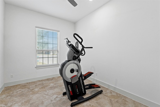 view of exercise room