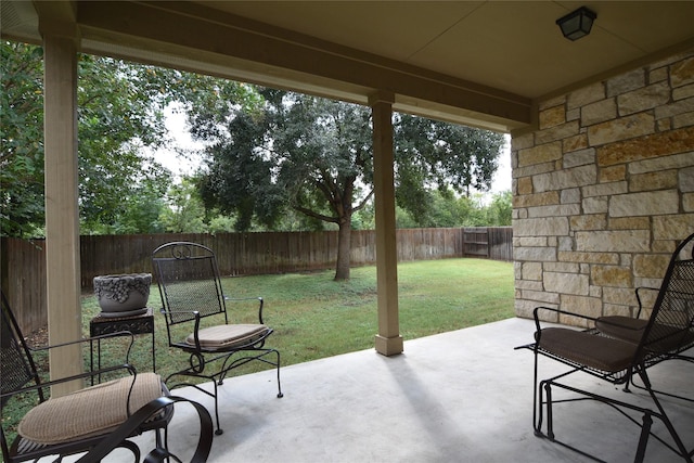 view of patio