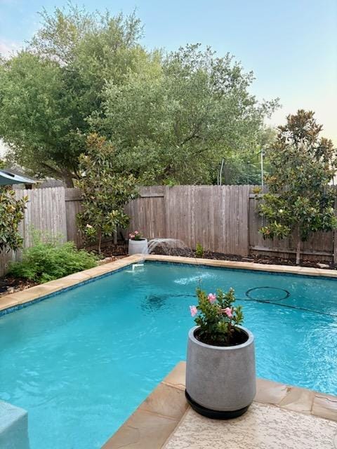 4408 Trinity Woods St, Leander, TX 78641 - view of pool with a fenced backyard