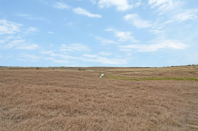 view of yard featuring a rural view