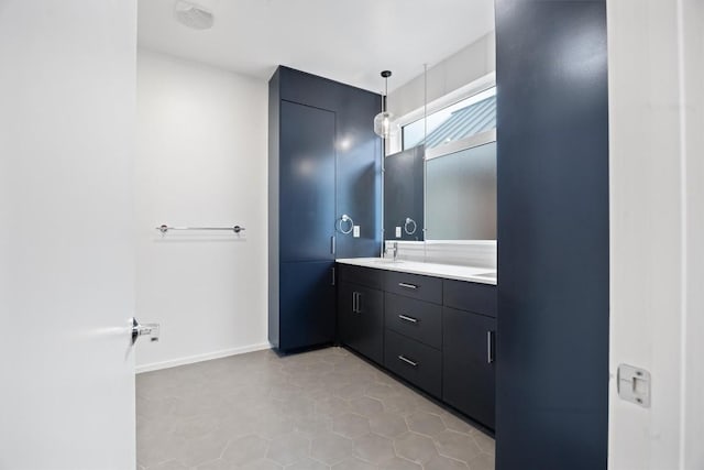 3100 Menchaca Rd Unit 29, Austin, TX 78704 - full bathroom featuring double vanity and tile patterned flooring