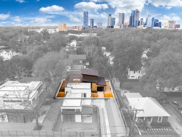 1808 Riverview St Unit B, Austin, TX 78702 - bird's eye view of skyline