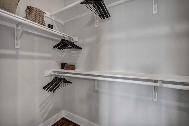 4507 E Martin Luther King Jr Blvd Unit 124, Austin, TX 78721 - spacious closet with dark wood-style flooring