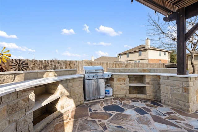 view of patio / terrace with grilling area