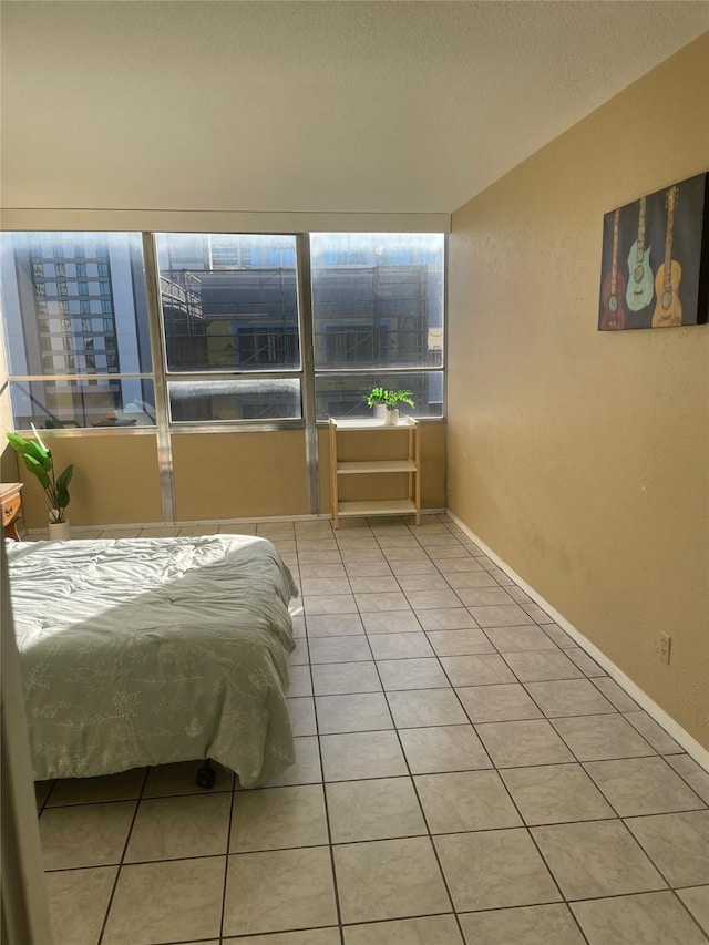 view of tiled bedroom