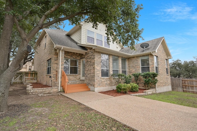 view of front of home