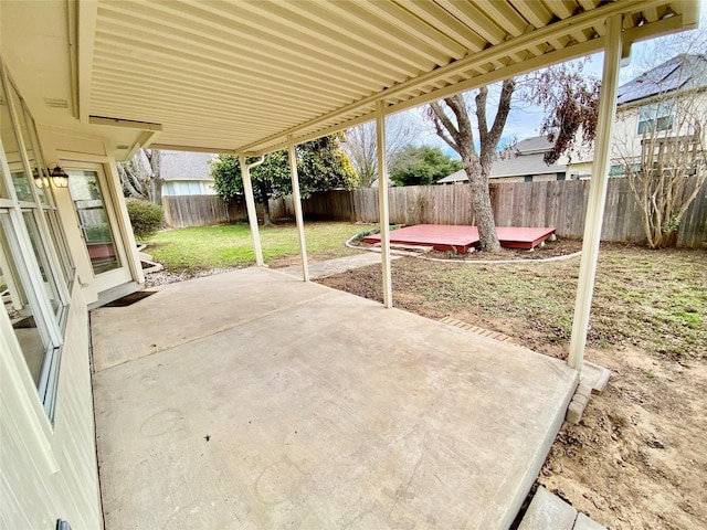 view of patio