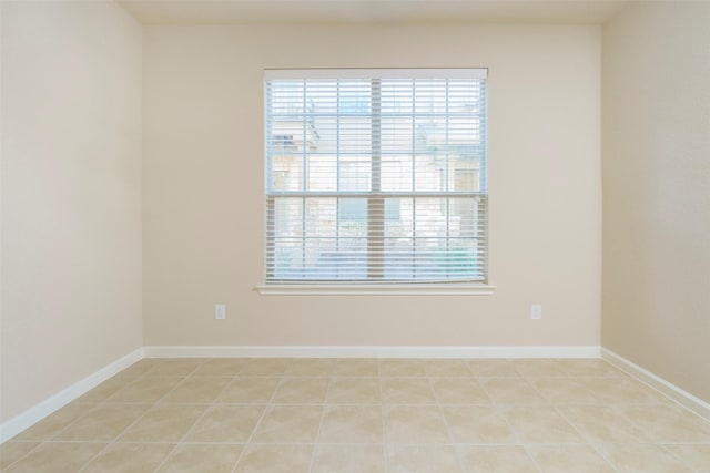 view of tiled empty room