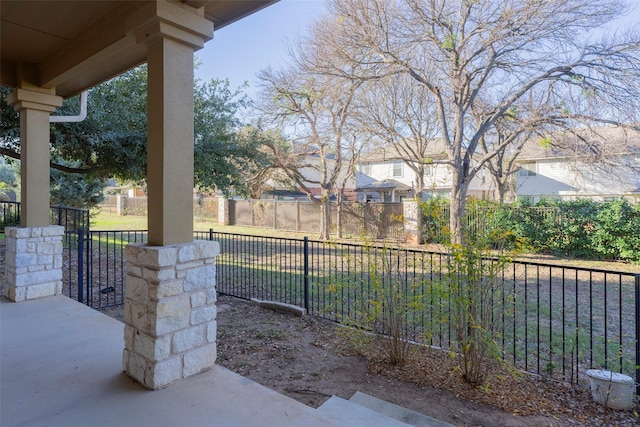 view of patio