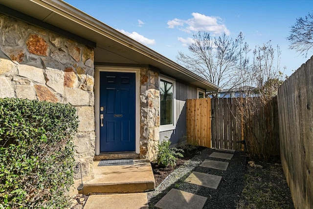 view of property entrance