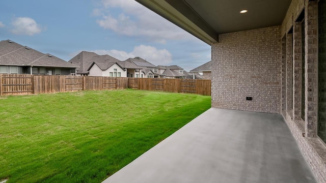 330 Allegheny Way, Kyle, TX 78640 - view of yard featuring a patio area, a residential view, and a fenced backyard