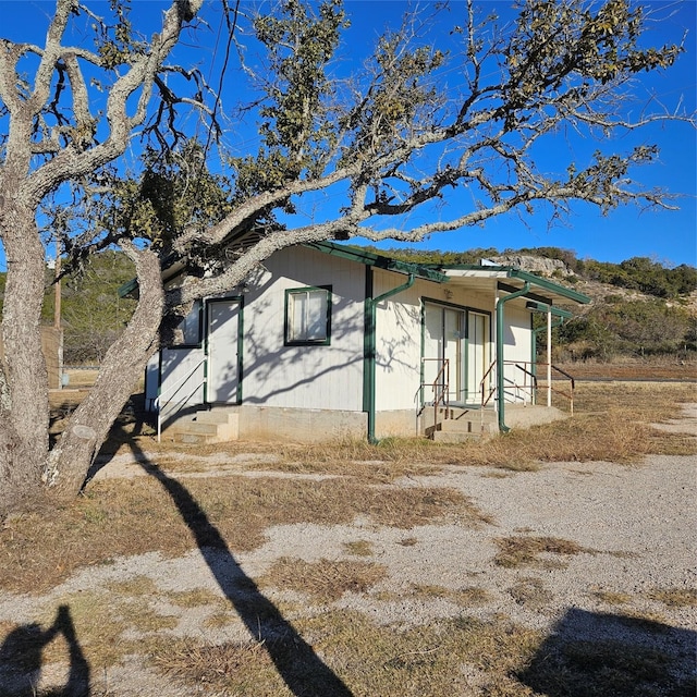 view of side of home