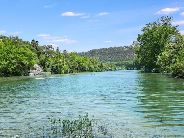 view of water feature