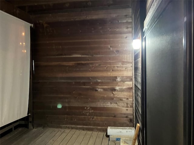 8200 Neely Dr Unit 117, Austin, TX 78759 - detailed view of wood walls and wood finished floors