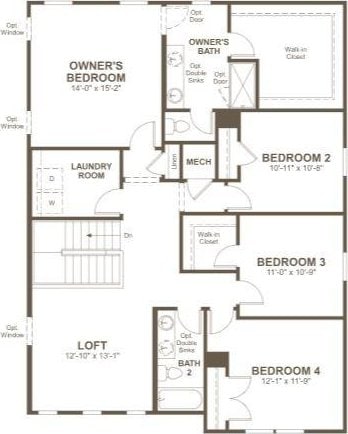 17308 Astral Ln, Manor, TX 78653 - view of home floor plan