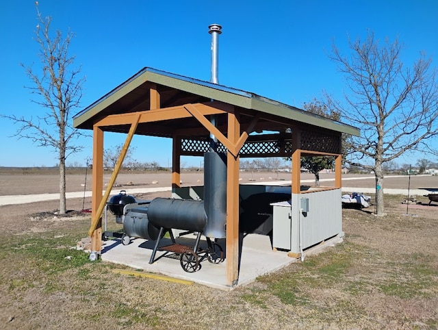 1881 County Road 251, Florence, TX 76527 - view of patio / terrace featuring a carport and a gazebo