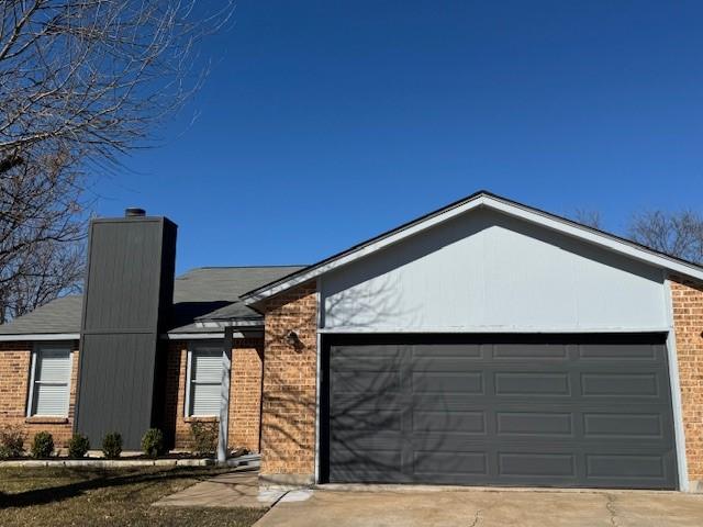 view of home's exterior with a garage