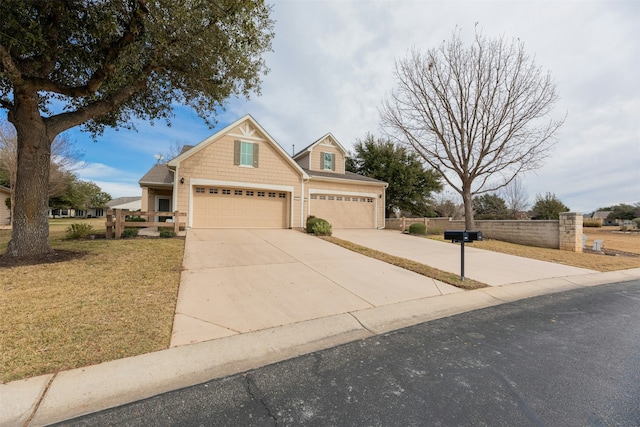 craftsman-style house featuring a garage