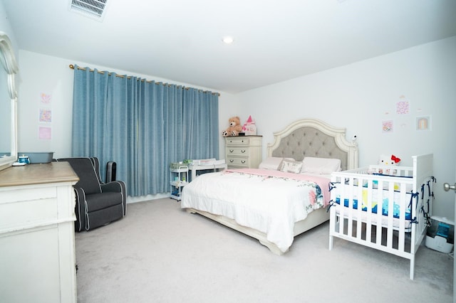 bedroom featuring carpet floors