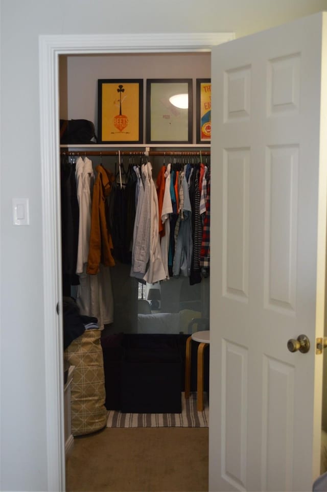 view of closet