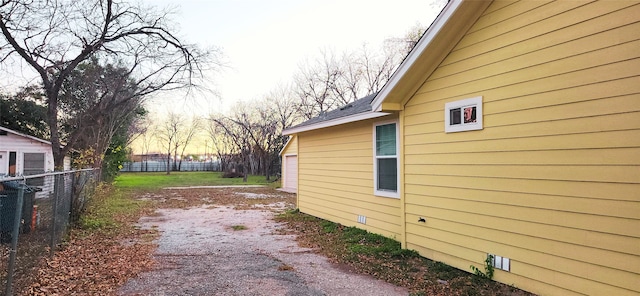 view of property exterior