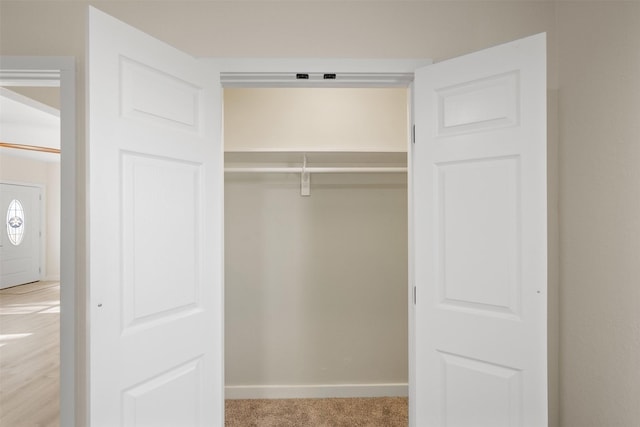 view of closet