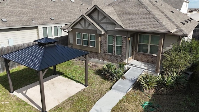 back of house featuring a patio area