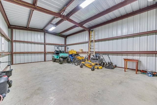 190 Margies Way, Bastrop, TX 78602 - garage featuring metal wall