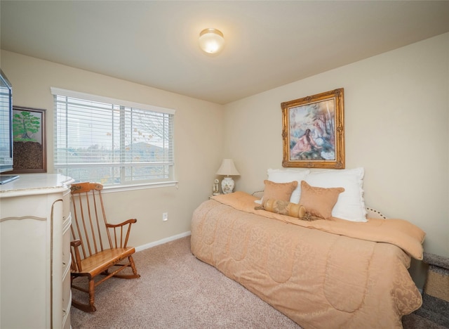 bedroom featuring carpet floors