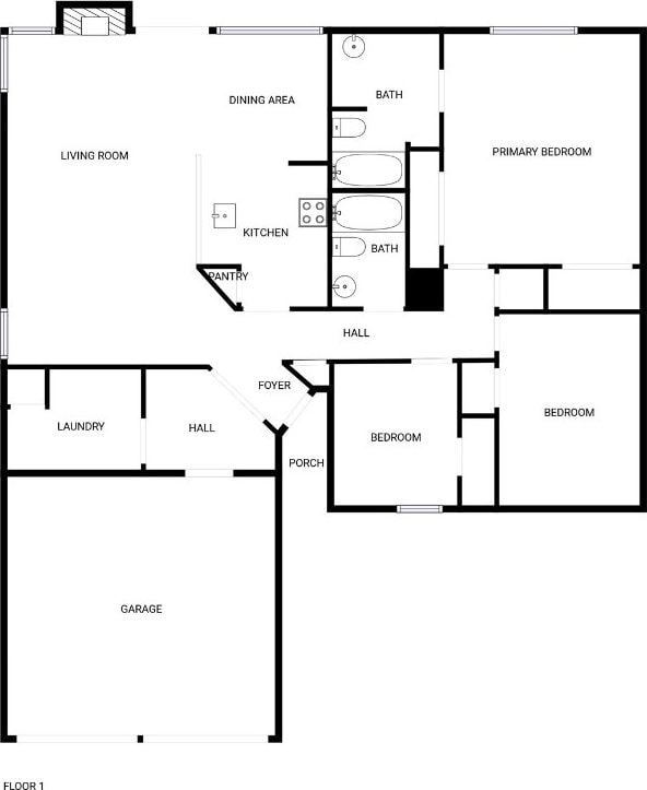 5103 Ganymede Dr, Austin, TX 78727 - floor plan / room layout