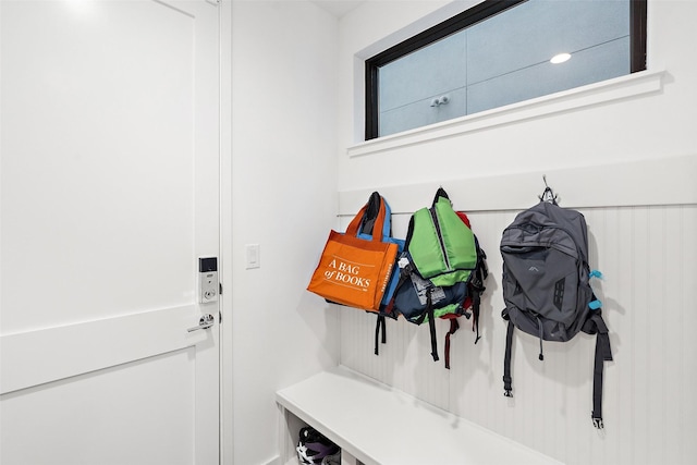 view of mudroom