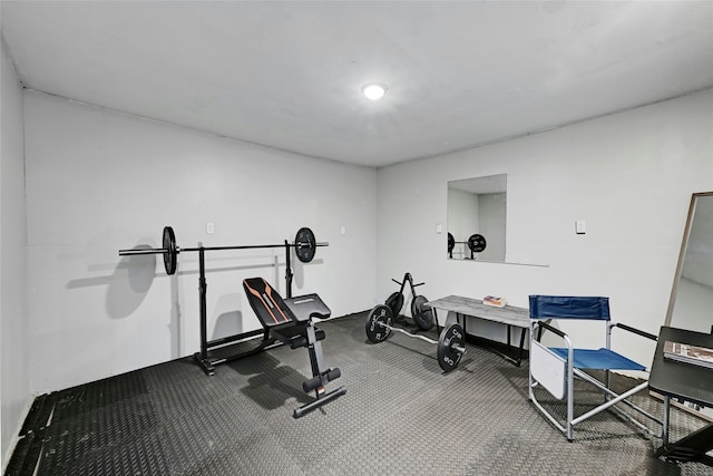 view of exercise room