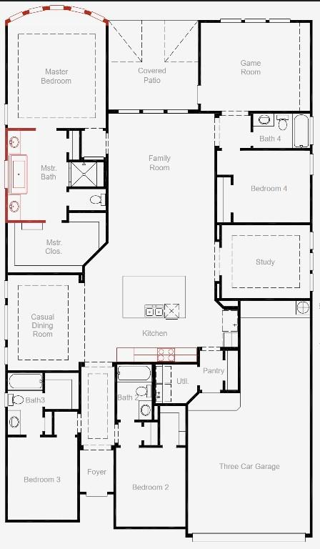 305 Five Mile Creek Way, Kyle, TX 78640 - room layout