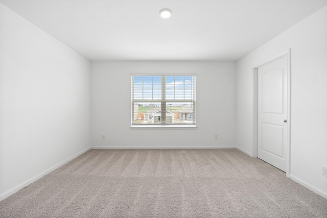 spare room with carpet floors