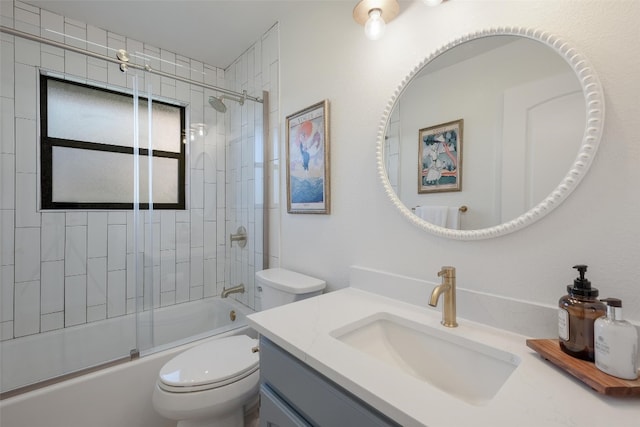 150 Turtle Ln, Seguin, TX 78155 - full bathroom featuring vanity and bath / shower combo with glass door