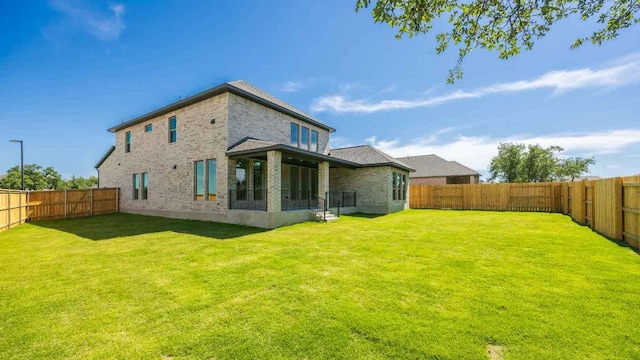 117 White Creek Ln, Georgetown, TX 78628 - back of house with a fenced backyard