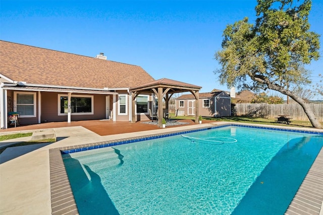 1536 Kings Ranch Rd, Bandera, TX 78003 - view of pool with a fenced backyard and a patio