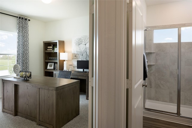 office area with a wealth of natural light